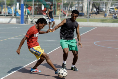 Migrants Find a Home Away From Home on Israel’s Sports Fields