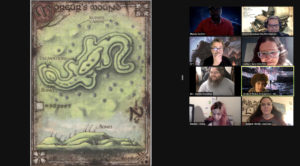 Screenshot of rabbis playing D&D
