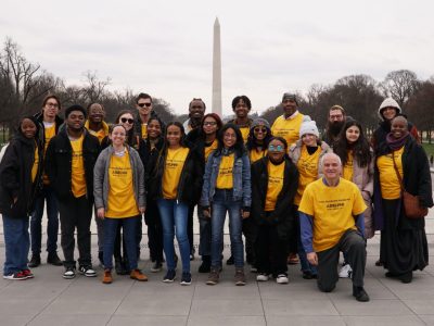 Two Museums Program participants in Washington, D.C. (Adelphi University)