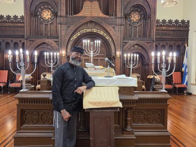 Rabbi Eliyahu Collins of Ahavas Sholom Congregation in Newark, New Jersey.